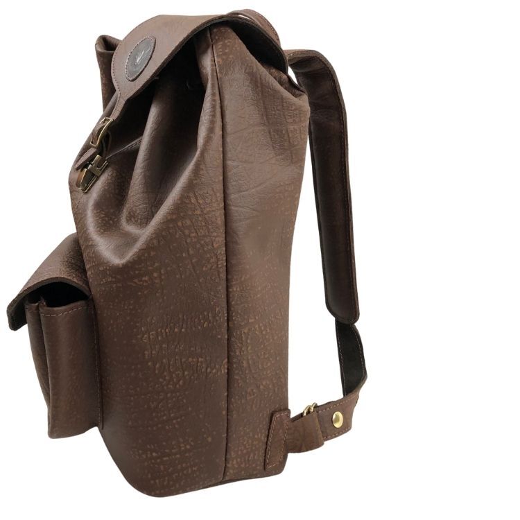 (image for) Cape Buffalo Hide Leather Day Trip Backpack